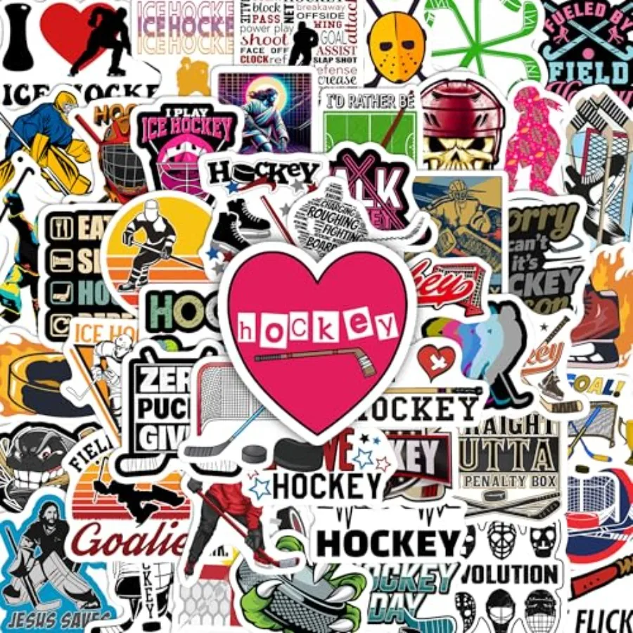 

Ice 50Pcs Waterproof Vinyl Decor and Party Favors for Laptop, Water Bottle, Skateboard and Travel Gear Non-Repeating Decals, Hi