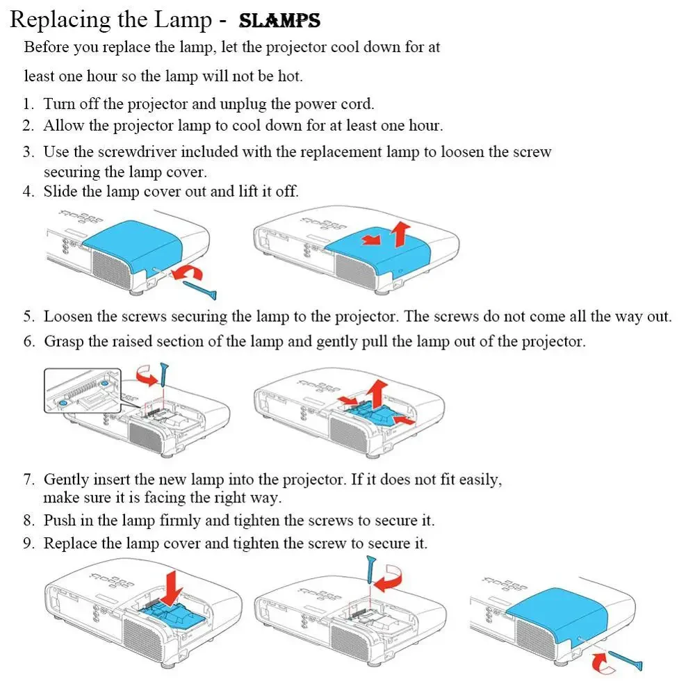 Lampe de budgétaire de remplacement ELPLP88/V13H010L88 de haute qualité pour EPSON Powerlite S27 EB-S04 EB-945H EB-955WH EB-965H EB-98H EB-S31