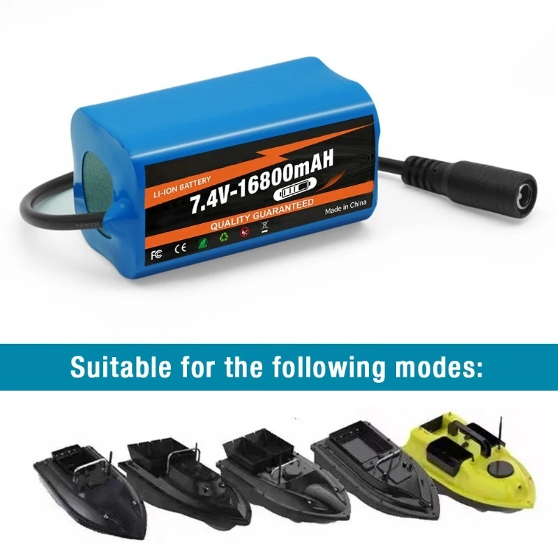 7.4V 16800mAh Rechargeable Lithium Iron Phosphate Large Battery Pack Durable Stable Output Energy Storage Battery