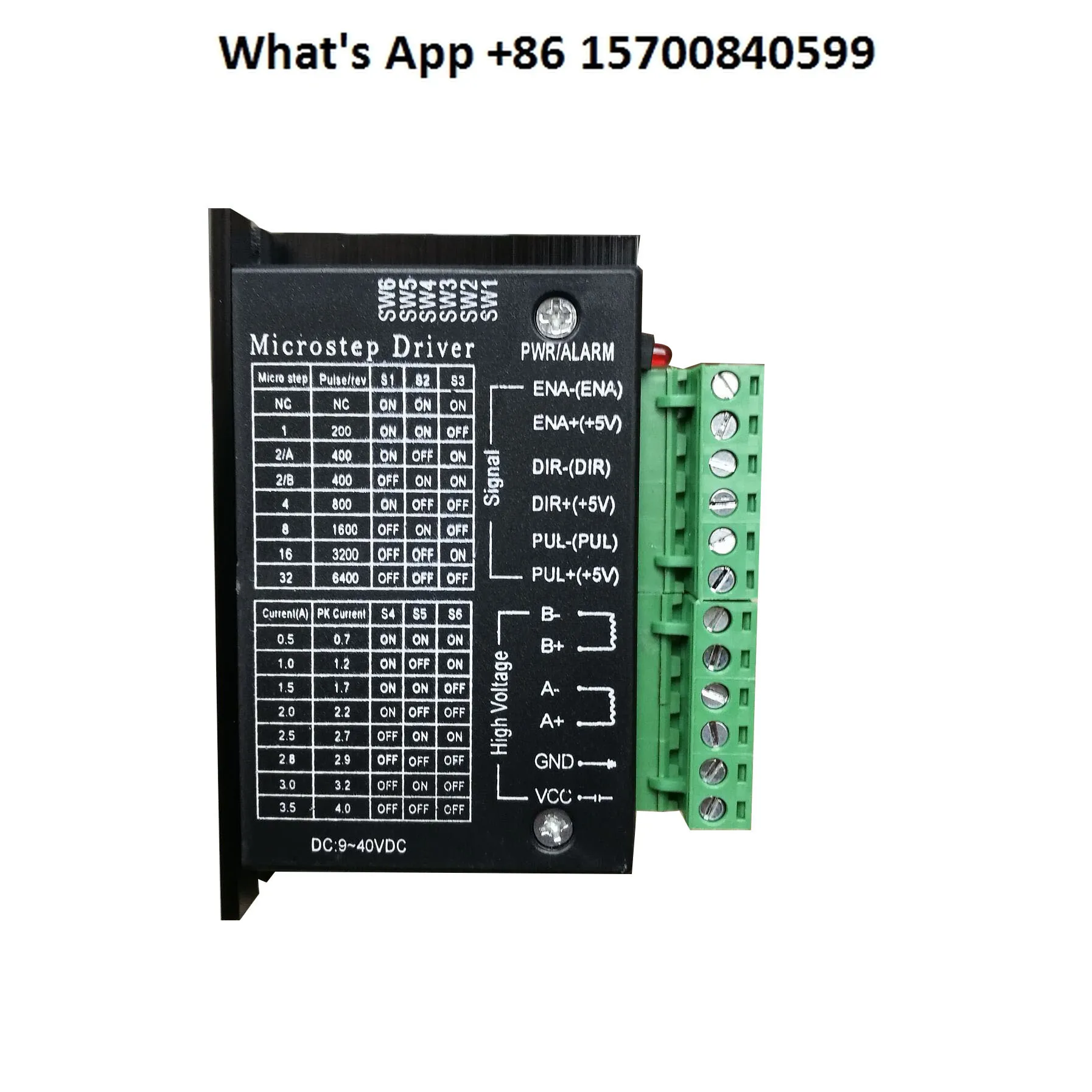 

TB6600 28/35/39/42/Stepper Motor Driver 32 Subdivision 4A DC: 9-40VDC