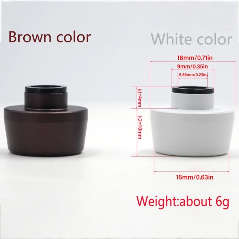 Round Metal Knob For C65 FEKER IK65 Mechanical Keyboard Metal Knob Precise Control and Brightness Control Easy Installs