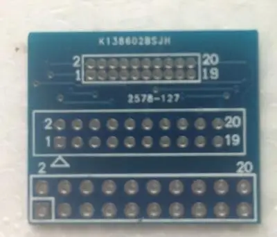 Adapter PCB Circuit Board  1.27mm 2.0MM 2.54MM 2*10 2x10 Double Pin Header Strip Adapter Plate Adapter Interface 20P