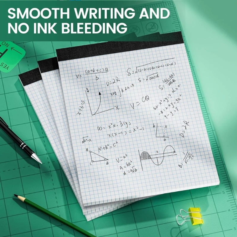 6 szt. Małe notatniki Scratch Pads Note Pads Graph Paper Paper Pass do szkoły