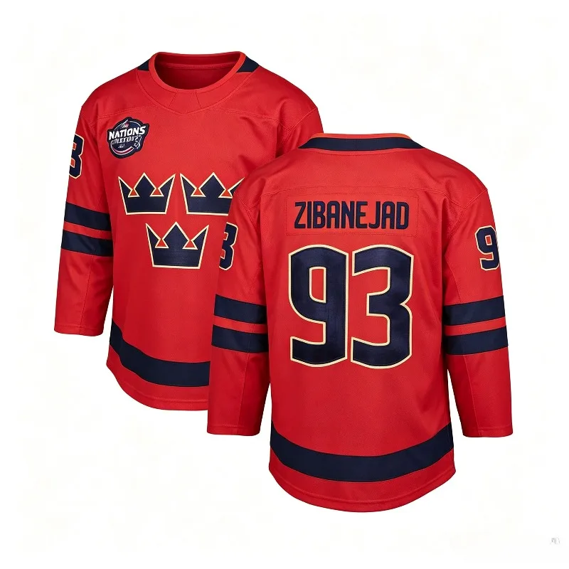 Unisex Face-Off Male Casual Top Adult T Shirt Clothes Train Team Men Women Tee Sportswear 93 Player 4 Sweden Hockey Jersey