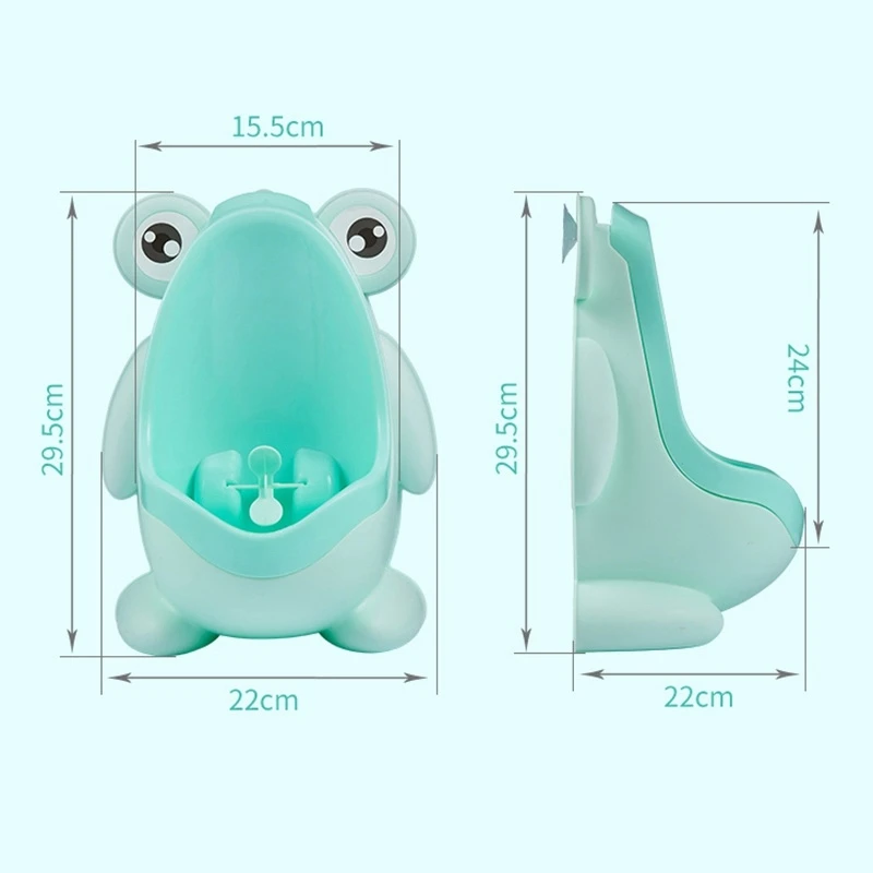 Frog Baby Potty Toilet Urinal Kids Potty Training Baby Boys Pee Toilet Infant Bathroom Wall-Mounted Urinal Girls Travel Potty