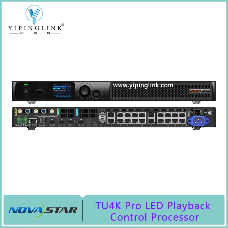 

Novastar TU4K Pro LED Playback Control Processor Support 13 Million Pixels for Standalone LED display