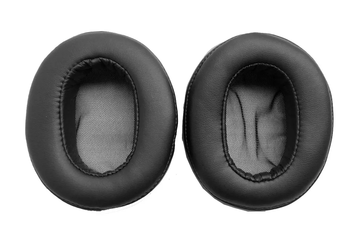 ヘッドフォン用レザークッション修理部品,黒のヘッドホンパッド,Sony MDR-1ABT, MDR-1ANC, MDR-1A, MDR-1ADAC, MDR-1A, MDR-1A, 1ペアと互換性があります