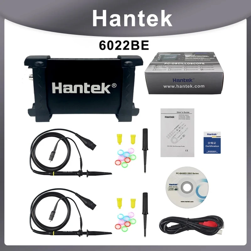 Hantek 6022BE&6022BL Auto Oscilloscope Laptop PC USB Portable осциллограф 2 Digital Storage 20MHz 48MSa / s oscilloscope