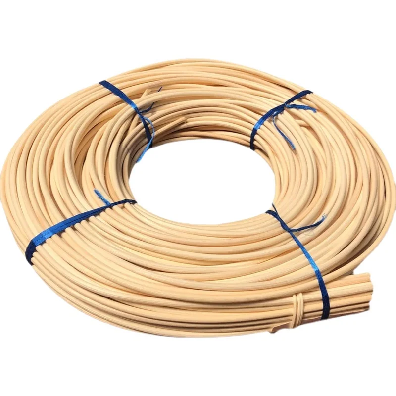 10 Meters Round Diameter Indonesian Natural Rattan Core Cane Stick Home Furniture Chair Weaving Material 1.2mm 1.5mm 2.5mm