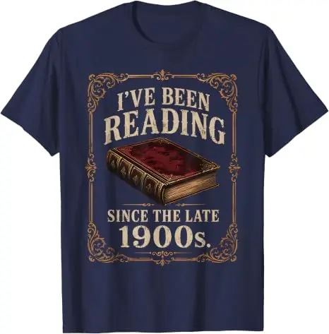 Ich habe seit den späten 1900er Jahren gerne gelesen - Lustiges Buchliebhaber-T-Shirt Y2K Vintage Reader Grafik-Spruch-T-Shirt Kleidung für Frauen Männer Geschenk – Detail 13