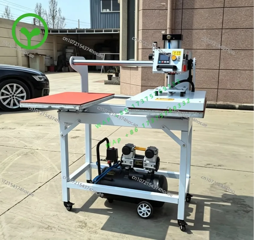 【specialized】40x60cm Pneumatic Dual Station Heat Press Machine For T-Shirt Printing