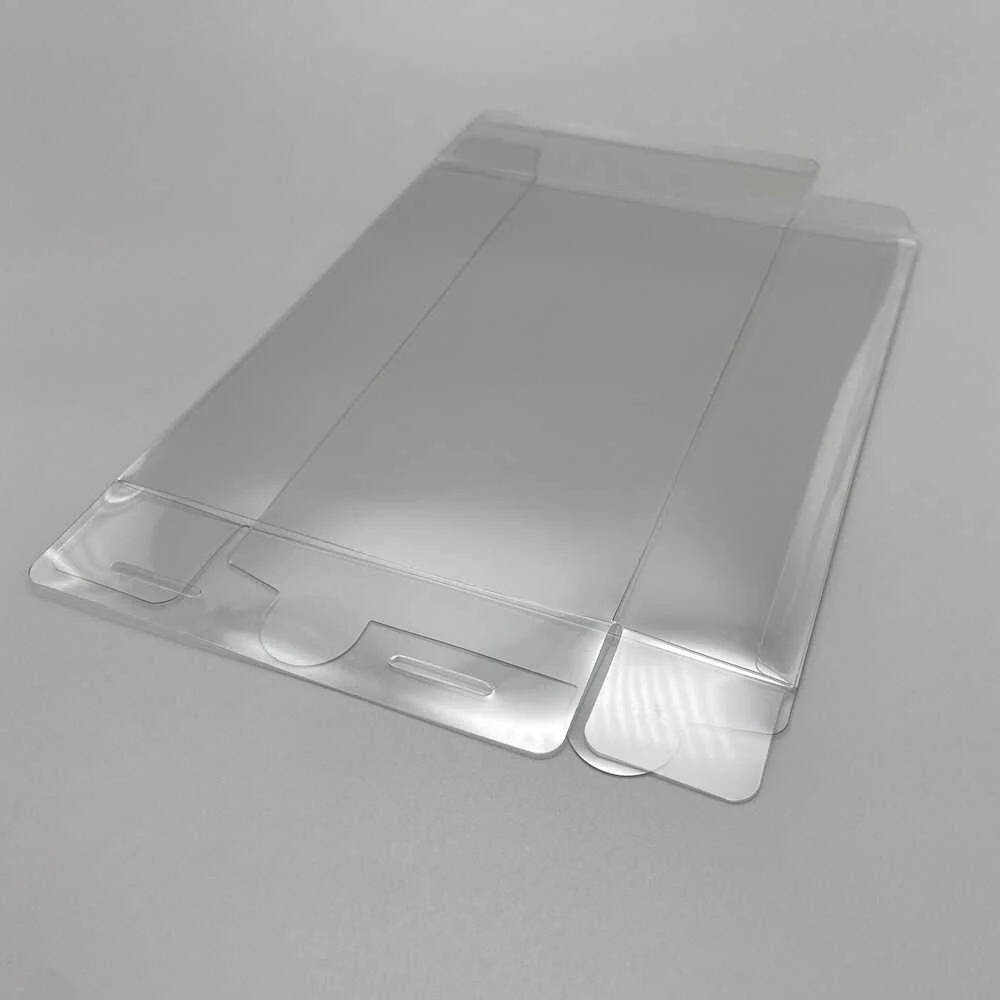 High quality Plastic clear box for UK EB BluPack series special Edition game PET Transparent Plastic Storage box Display Box