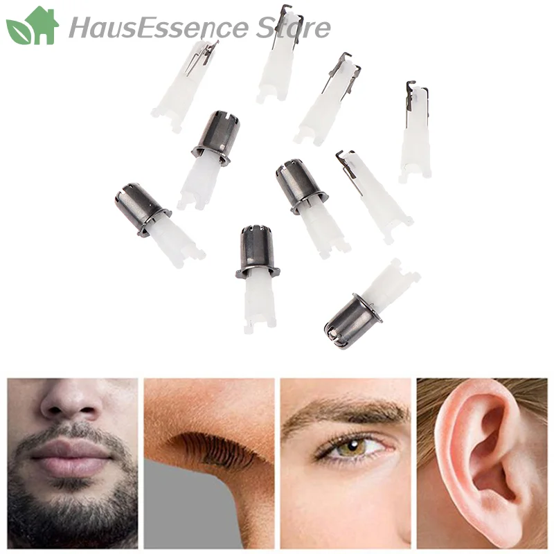※5Pcs Nose Hair Cutter Nose Trimmer Replacement Head 3-in-1 Electric Shaver Razor