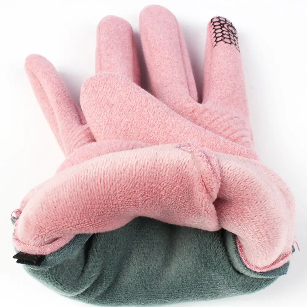 

Windproof Keep Warm Outdoor Sports Plus Velvet Skiing Velvet Mittens Fashion Accessories Full Finger Gloves Touchscreen Gloves