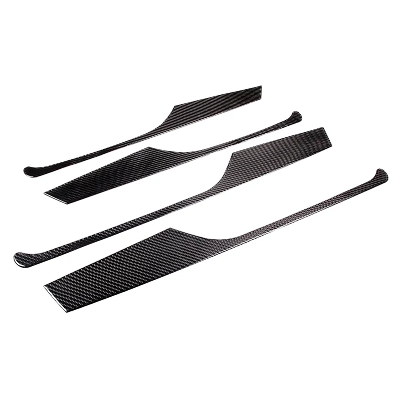 For - C-Class W206 C200 C260 2022 Carbon Fiber Car Door Anti-Kick Panel Protection Trim Sticker Accessories