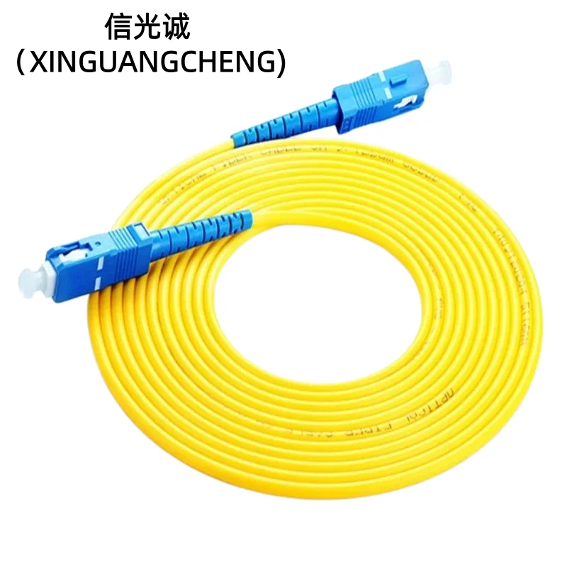 

XINGUANGCHENG 10pcs High quality SC-SC UPC Single-mode Single-fiber Fiber Jumper Optic Cable Patch Cord 1m 2m 3m 5m 10m