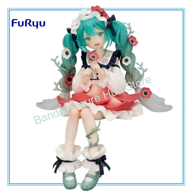 在庫あり-純正フリュー-初音ミク-花の妖精-pvc製アニメキャラクターモデル-コレクション-デスクトップデコレーション-おもちゃ-フェスティバルギフト