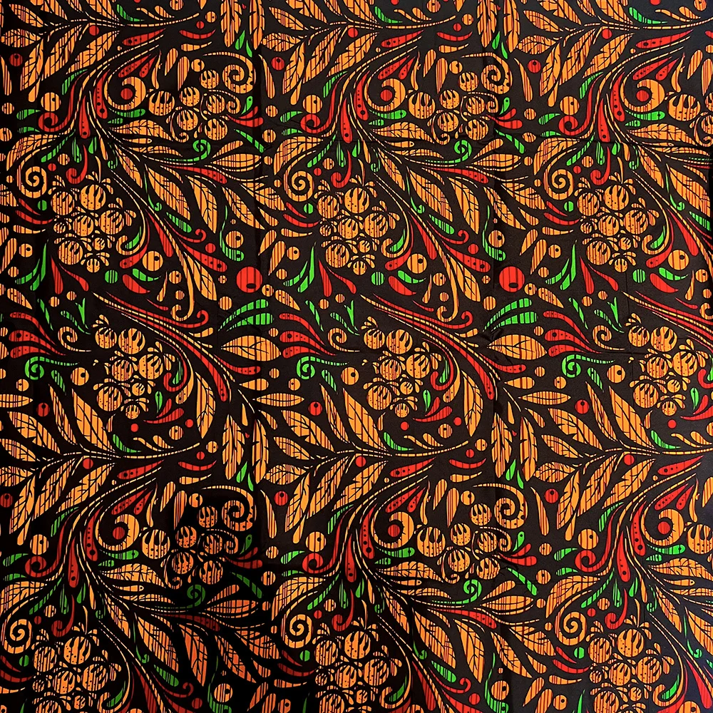 6 ياردة أنقرة الشمع النسيج 2025 جودة عالية قماش طباعة الشمع الأفريقي الأفريقي مضمون حقيقي الشمع الحقيقي