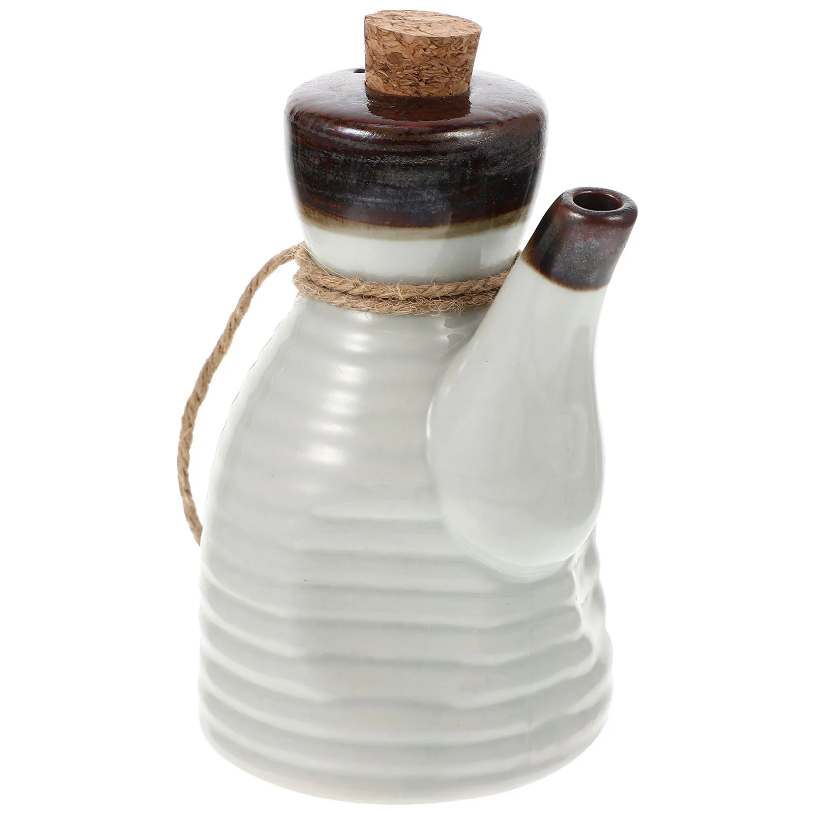 

Ceramic Vinegar Bottle Japanese Style Seasoning Dispenser Multi-Function Sauce Container Olive Oil Soy Sauce Holder Kitchen