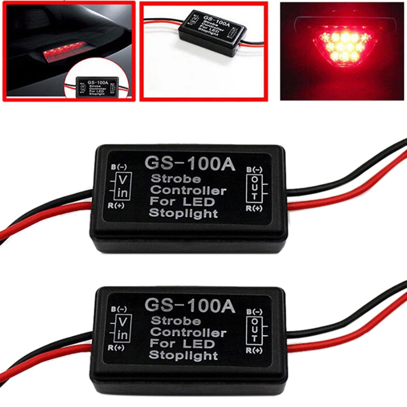 Car Gs-100A Led Brake Light Flash ControllerA09G