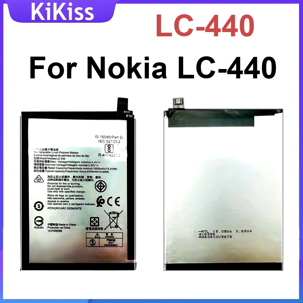 

3900Mah Lc-440 Mobile Phone Battery For Nokia Premium High-Capacity