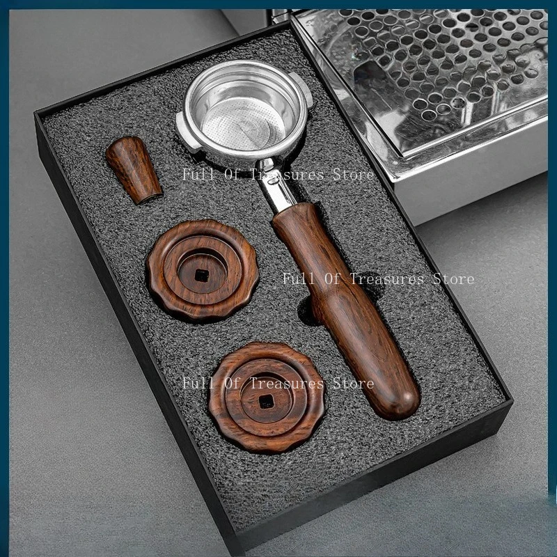 

58mm modified solid wood handle knob walnut gift box set for E61 coffee machine accessories
