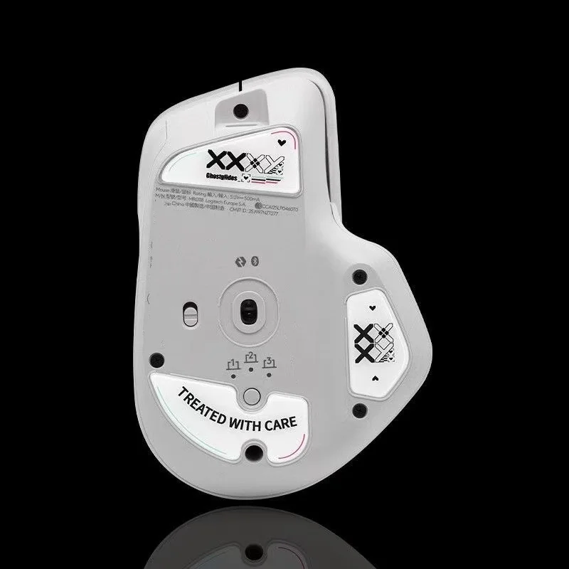 Glass Mouse Skates for Logitech MX Master 4 Mouse Feet Pads Smooth Durable Slim 2.5D Curved Edge Mouse Accessorie