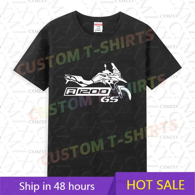 

2025 Men T Shirt Casual Motorcycle Biker Motorbike R1200 GS and Adventure K25 T-shirt Oversized Comfortable Streetwear S-3XL
