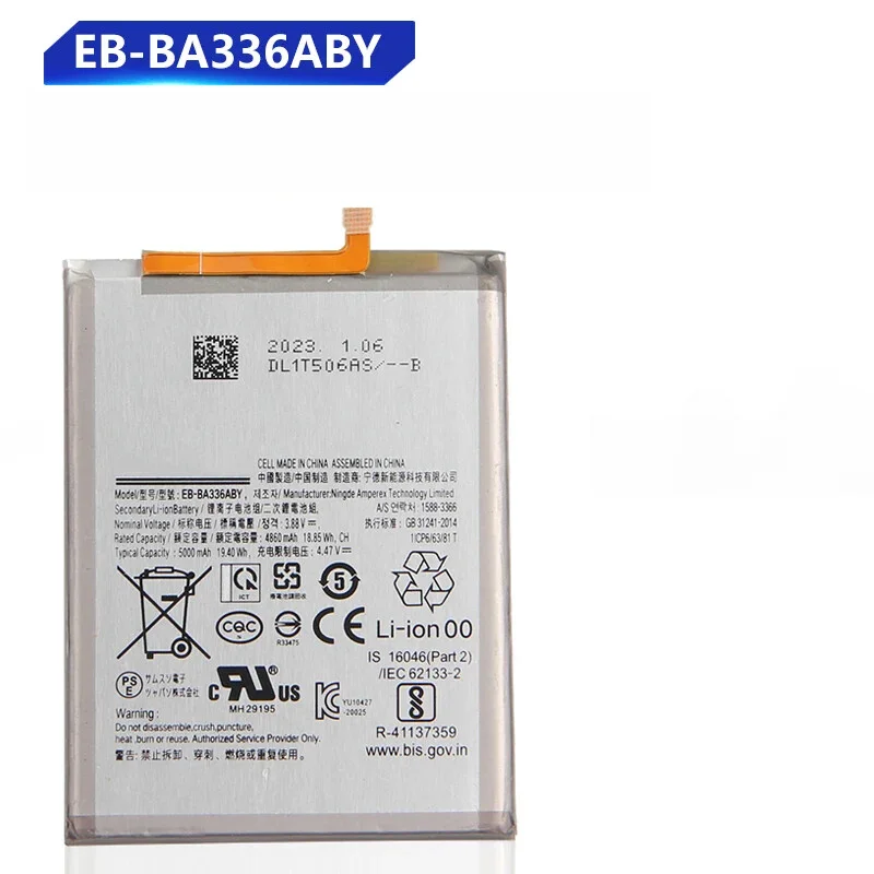 New Replacement Phone Battery EB-BA336ABY For Samsung Galaxy A53 A33 5G SM-A5360
