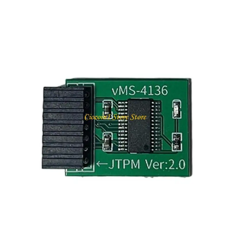 A3PC TPM Security Module TPM2.0 14Pin Trusted Platform Module Computer Adapter