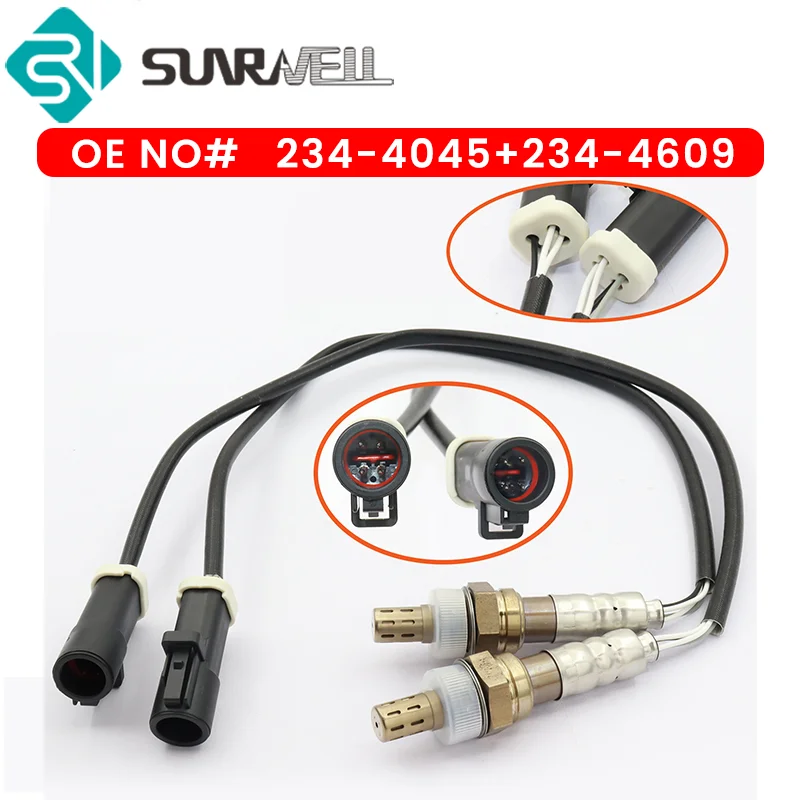 

2pcs O2 Oxygen Sensor for Ford Focus Contour LX SE Mercury Cougar 2000 2001 2002 2003 2004 Upstream Downstream 234-4609 234-4045