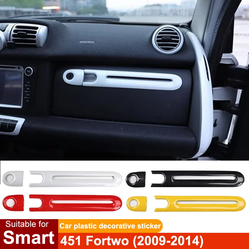 

Для Smart Brabus 451 Fortwo ящик для хранения автомобиля ручка переключатель крышка декоративная наклейка аксессуары для модификации интерьера