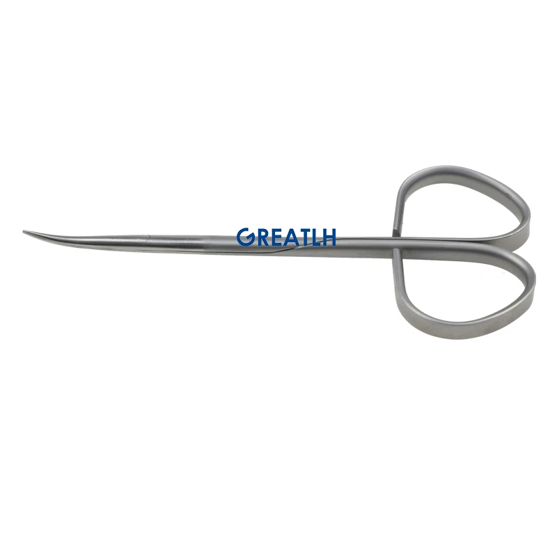 Stainless Steel Twist Handle Separation Scissors Curved Straight Ophthalmic Instrument