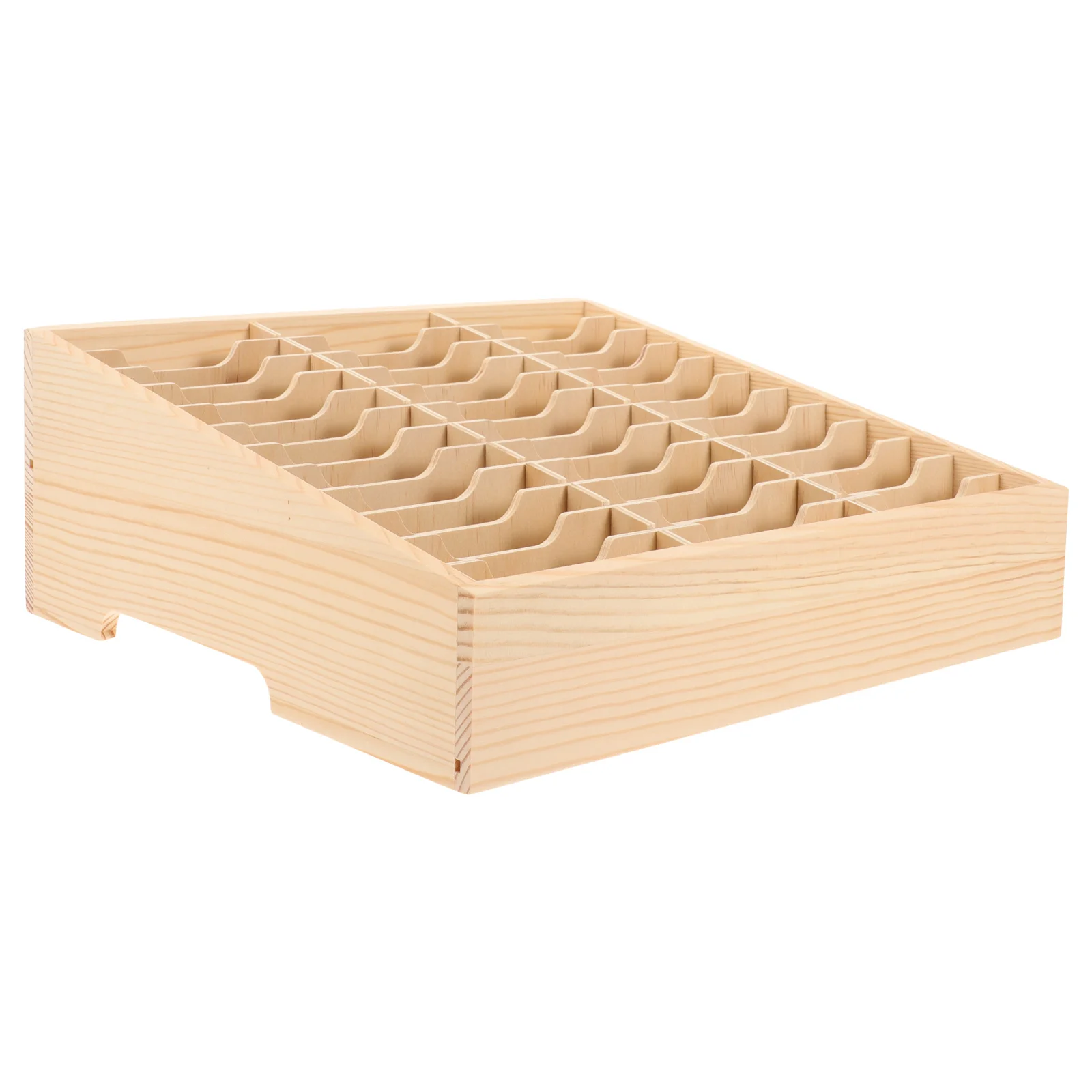 

Multi Grid Wooden Phone Storage Box Desktop Organizer For Cell Phone Management Holder Home Office Desk Sorting Case