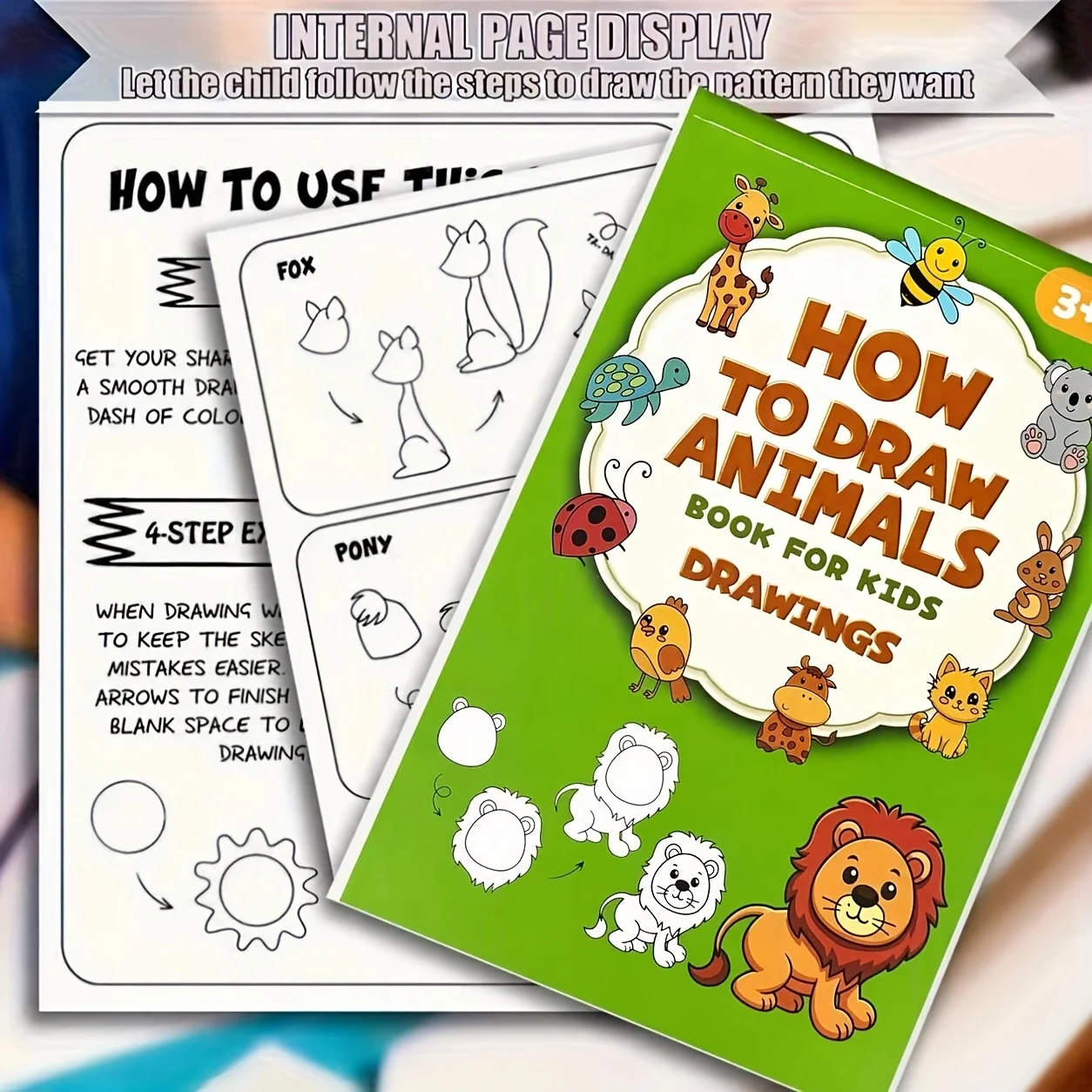 How to Draw: 200+ Step-By-Step Creative Drawing Book - Drawing Guide for Art Enthusiasts, Art Learning Drawing Supplies, Art Activity Book, Cultivates Creativity and Motor Skills, Durable Paper