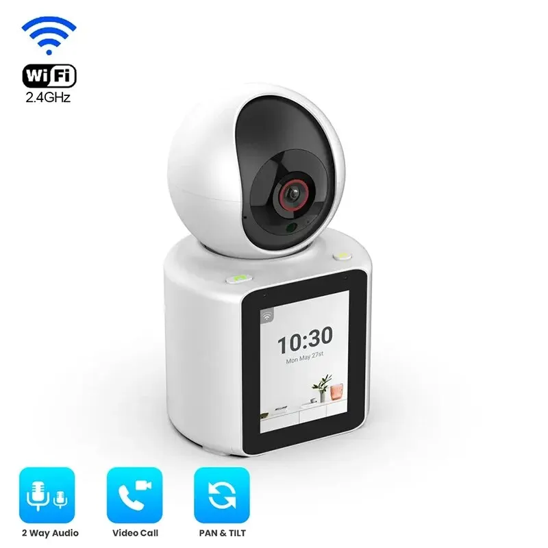 

Wifi Video Calling Camera Babymonitor Home Security IP Cam Two-way Voice Call 360 Degree Rotate Monitor the Elderly And Baby