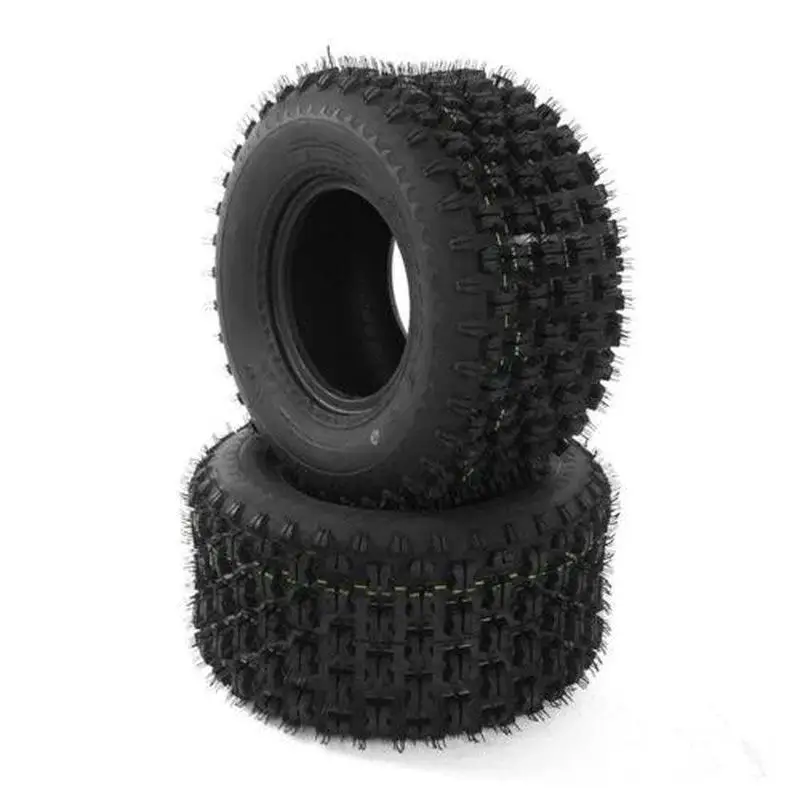 2x Tubeless Tires 22x10-10 PSI 5, 6PR, Max Load 385Lbs - Durable Replacement for ATVs and UTVs