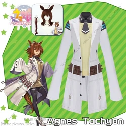 Agnes Tachyon Cosplay Costume Wig Tail Accessory Umamusume: Pretty Derby Anime Game Halloween Christmas Carnaval Party Costume