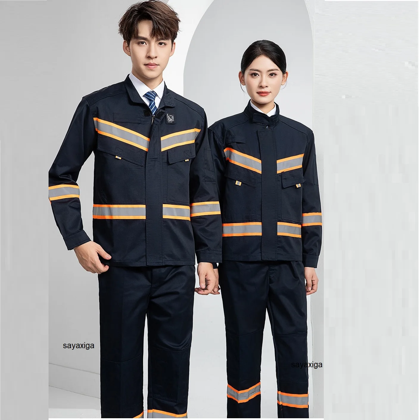 

Темно-синяя куртка Hi Vis, брюки с длинным рукавом, защитная рабочая одежда, строительная куртка, защитная рабочая одежда, защитная рабочая одежда, рабочая униформа