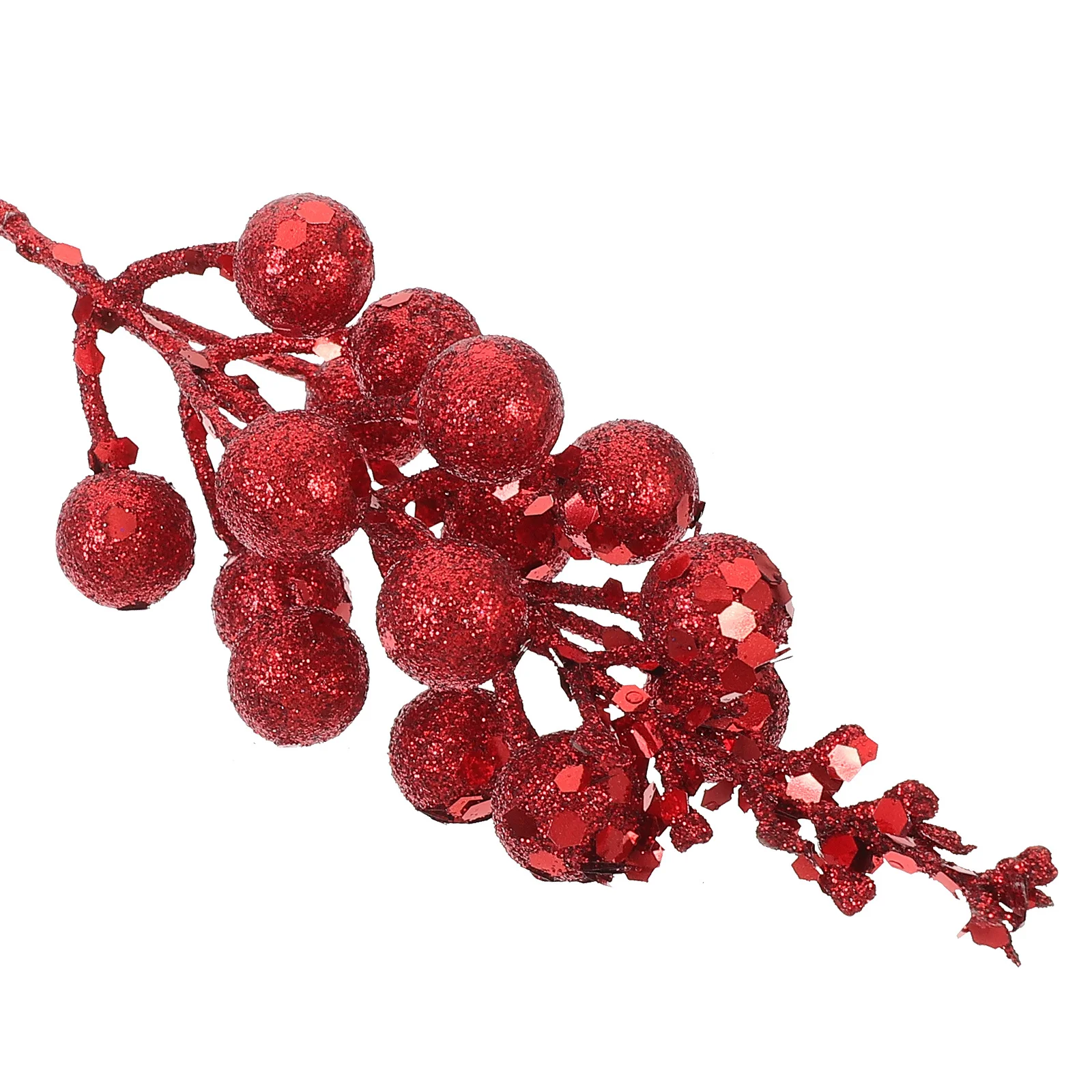 

10Pcs Artificial Berry Stems Realistic Fake Berry Branch Christmas Tree Picks Decorations Winter Holiday Christmas Picks