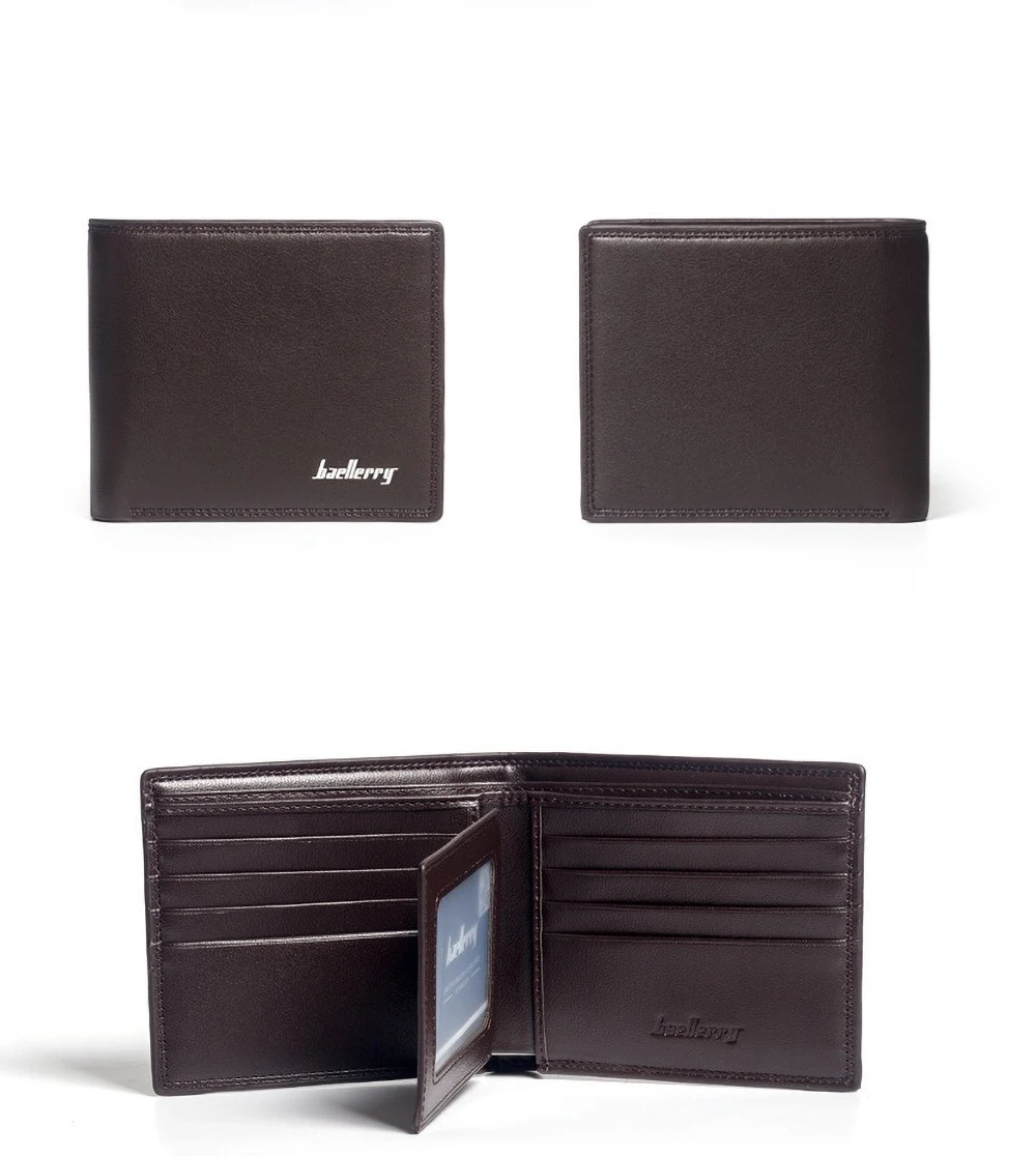 Baellerry Butterweiche, schlanke Geldbörse für Herren, minimalistischer Kartenhalter aus PU-Leder – Vordertasche, RFID-blockierender Geld-Organizer – Detail 13