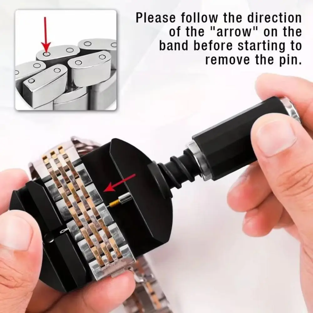 52Pcs/set Precision Watch Link Removal Tool Kit Durable Pin Extraction Strap Chain Pin Remover