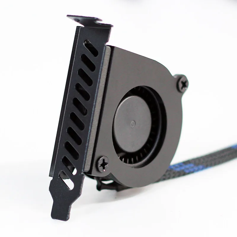 Low Profile PCI Turbo Exhaust Cooler Efficient Ventilation Fan For Compact PC Graphics Card