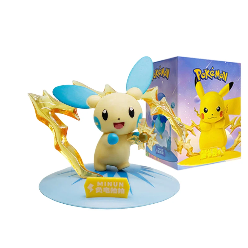 Anime Pokemon Party Series Blind Box Toy New Pokeball Pocket Monster Action Figures Pikachu Model Childrens Blind Box Gift