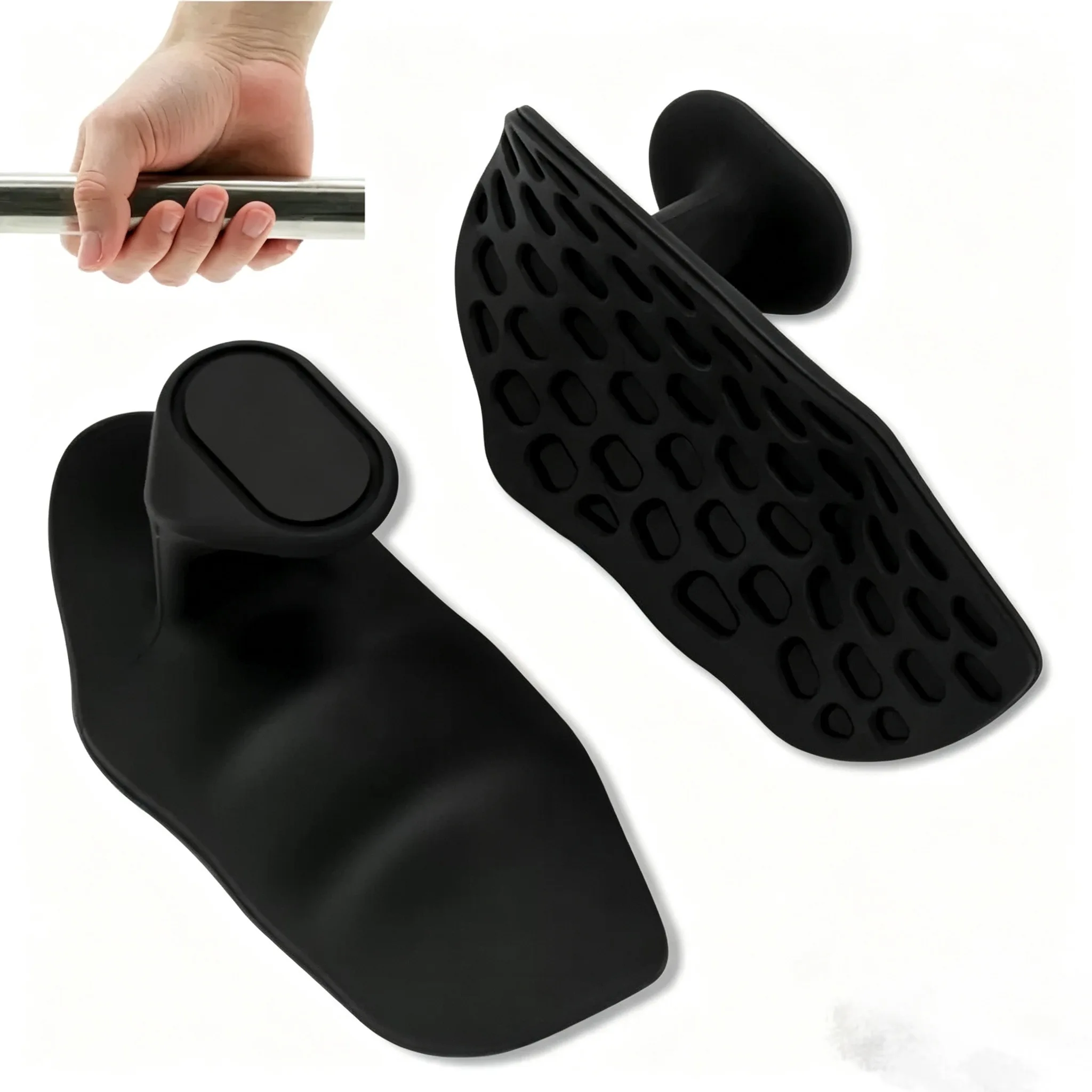 Portable Silicone Hand Grip Strengthener Anti-slip Weight Lifting Gripper Finger Strength Trainer Fitness Training Equipment
