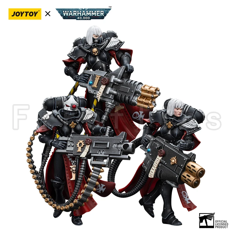 

1/18 JOYTOY Action Figure (3PCS/SET) 40K Adepta Sororitas Retributor Anime Model Toy