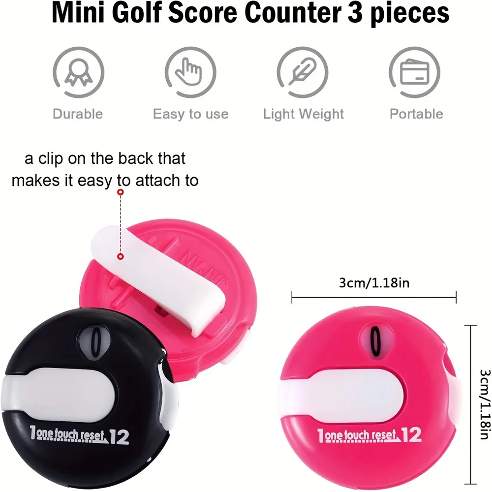 Golf Scoring Counter Round Scoring Player Stroke Counter Golf Score Counter Golf Count Hitting Score Counter