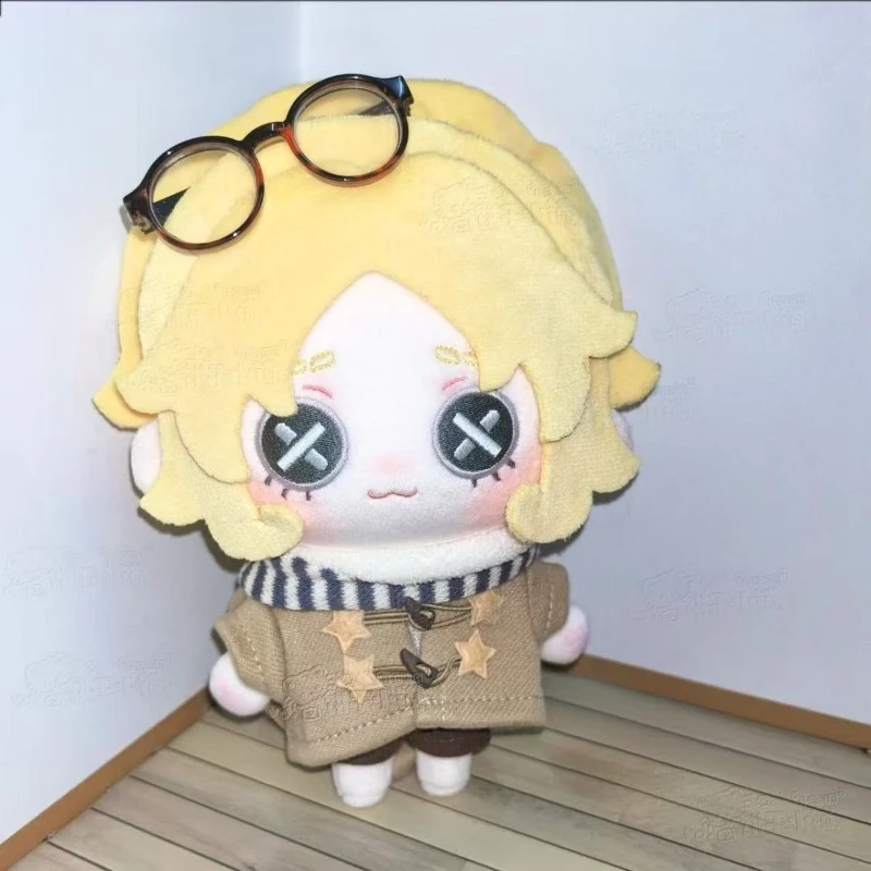12cm Anime Game Identity V Mechanic Kawaii Cosplay Soft Cotton Doll Body Tracy Reznik Cartoon Dress Up Mini Toy Figure Fans Gift
