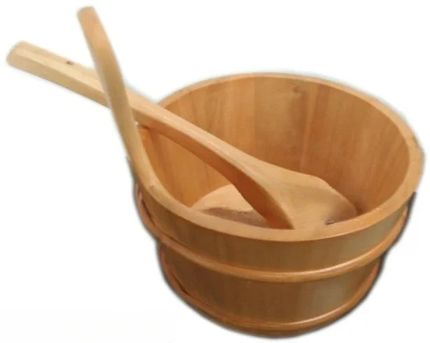 

Ведро для сауны для отдыха деревянное с ручками для использования в ванне