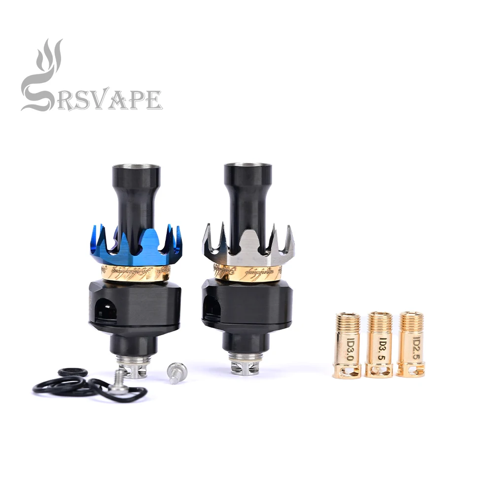 Monarchy Mobb MS LOTR Scepter style RBA 316ss atomizer for Boro tank RBA Bridge vape 2.5/3/3.5/4mm Air Pins for BB Box Billet